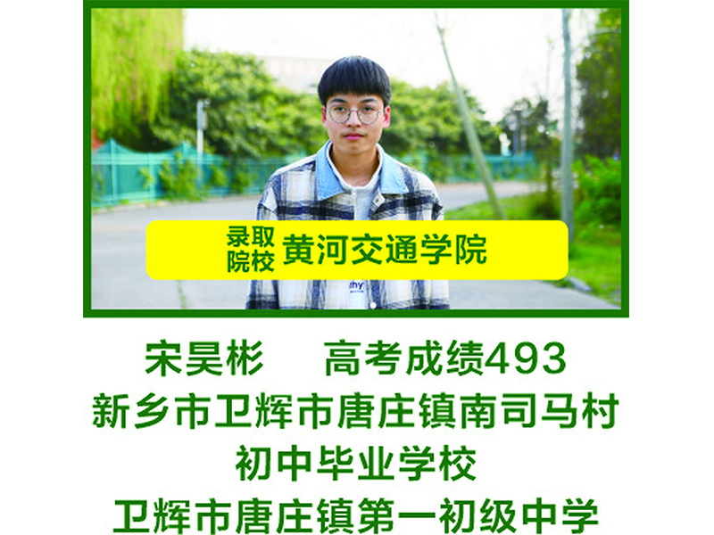 部分升入本科院校学生信息